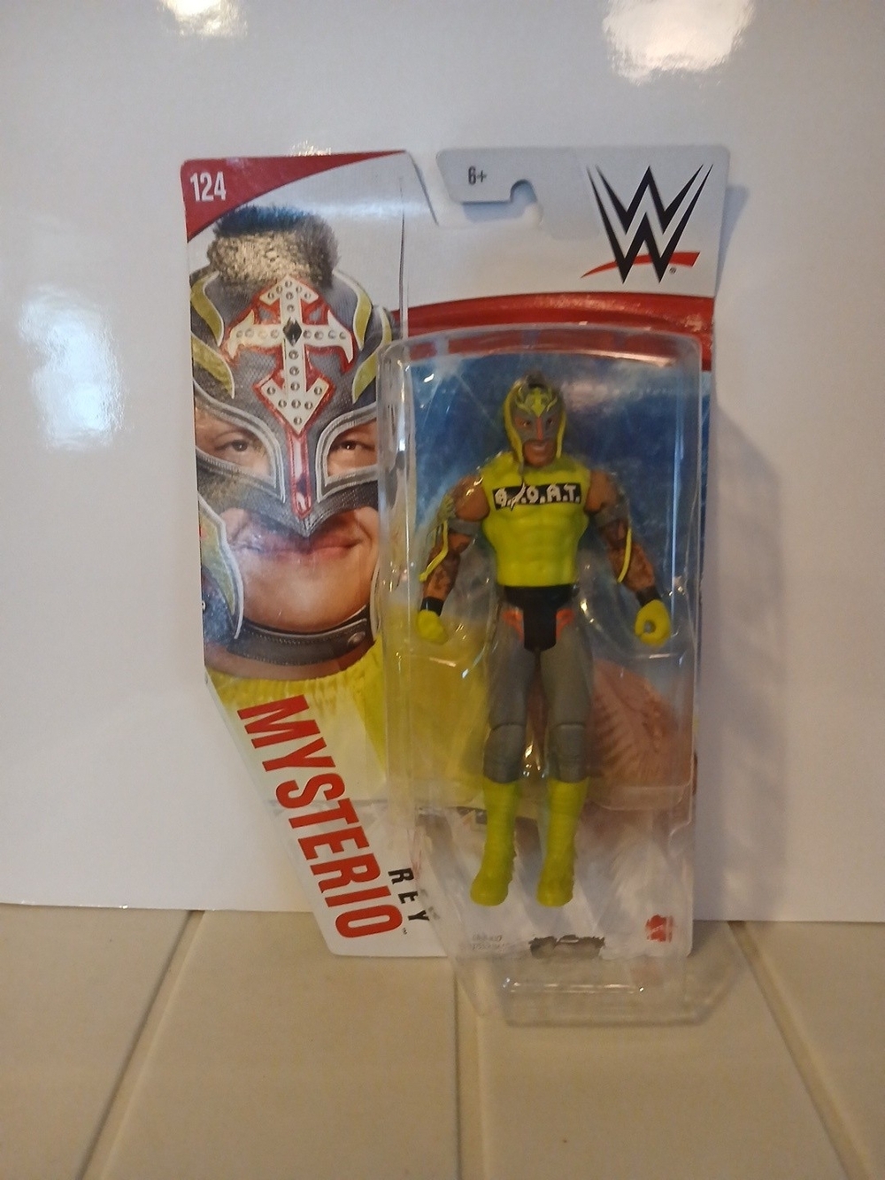 WWE Rey Mysterio Action Figure - Lime Green & Gray #124